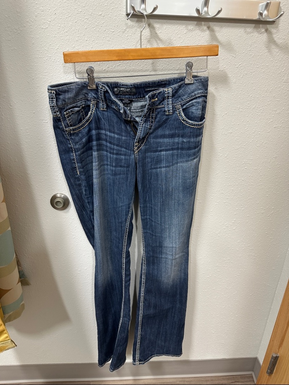 Silver suki sz.33/34 Women's Blue Denim Jeans